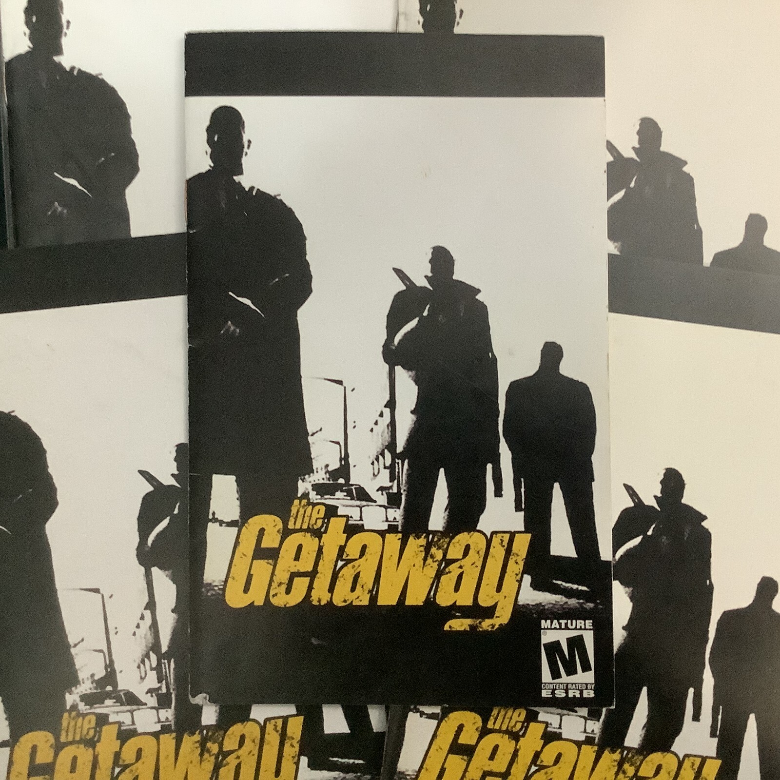 The Getaway PS2 PlayStation 2 Instruction Manual Only