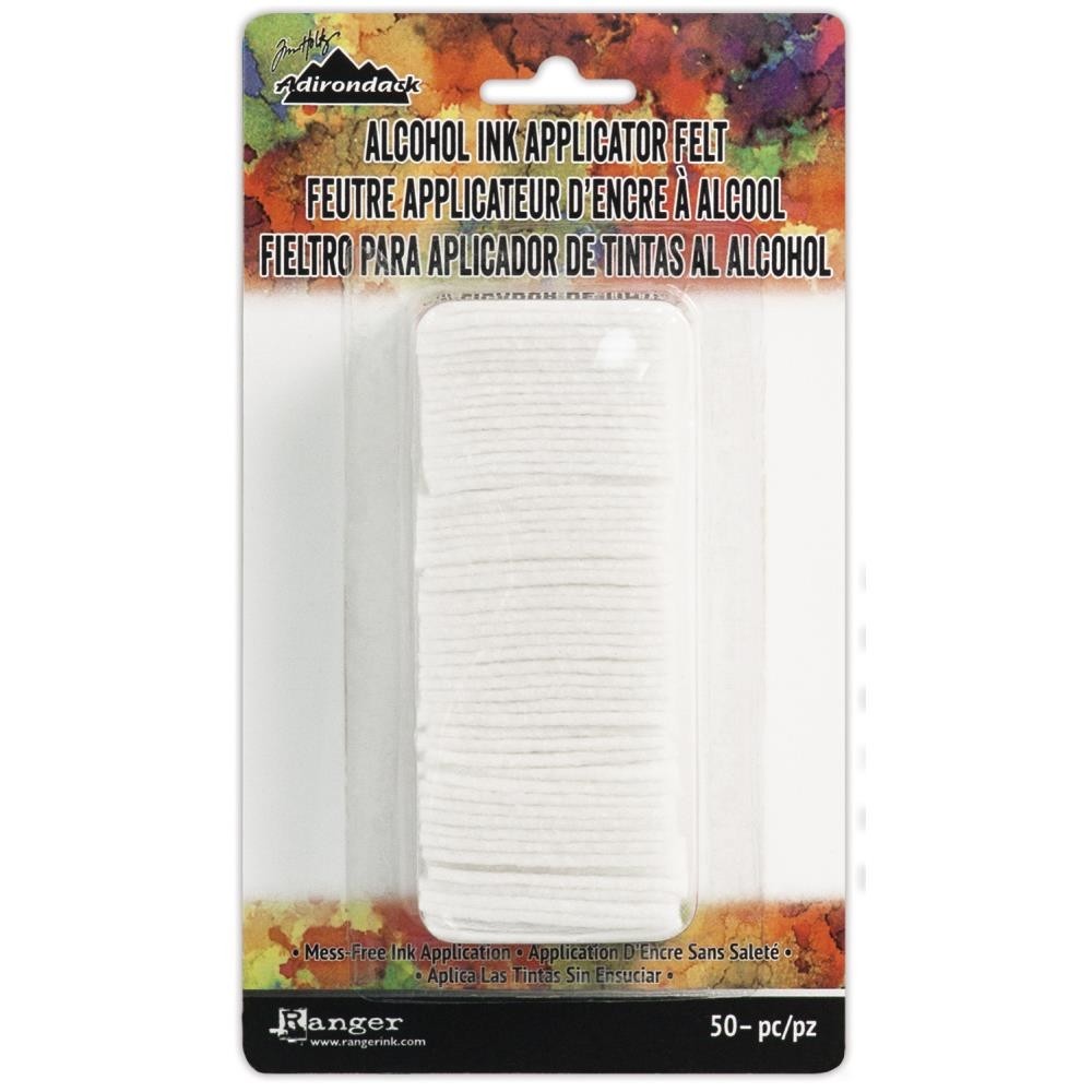 Alcohol Ink Applicator Felt 50 Replacement pcs for Ranger Tim Holtz Inking Tool