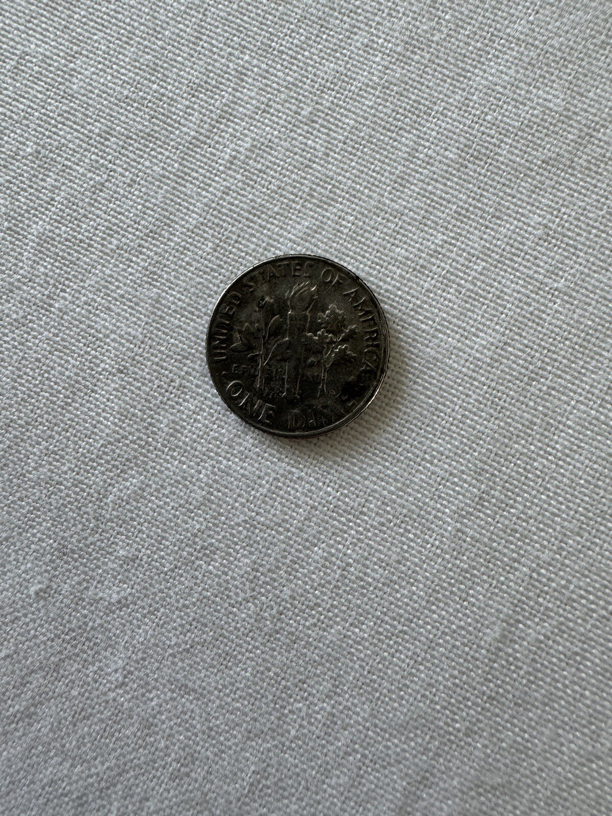 1980 Roosevelt Dime, DD, Missing Letters Reverse Error Coin