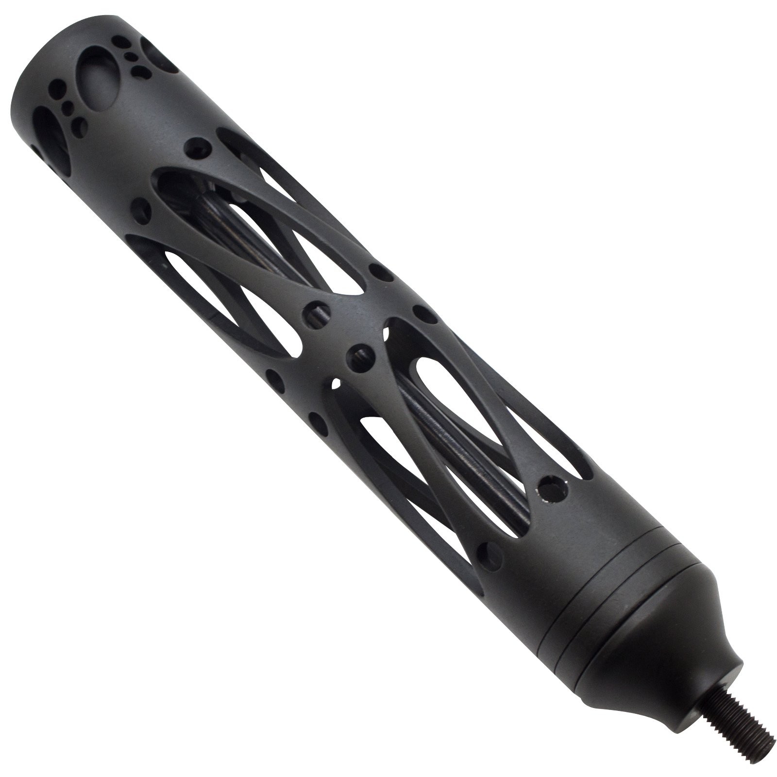Archery Aluminum Bow Stabilizer (Black, 8-inch)