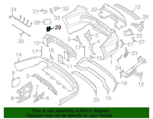 Genuine Mercedes-Benz Object Sensor Bracket 166-884-02-15