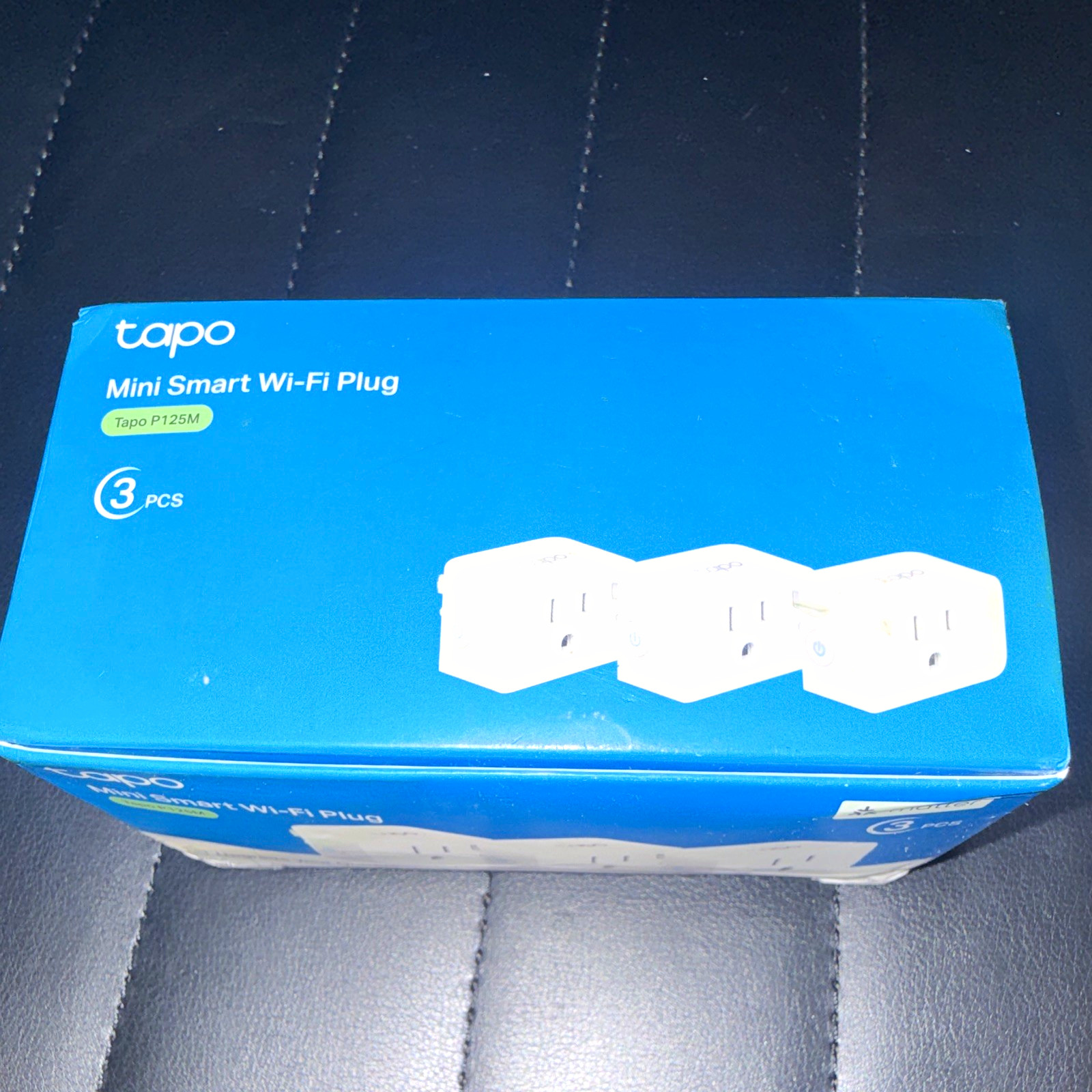 Tapo P125M Mini Smart Wi‑Fi Plug 3-Pack White, Alexa/Google, Remote/Away