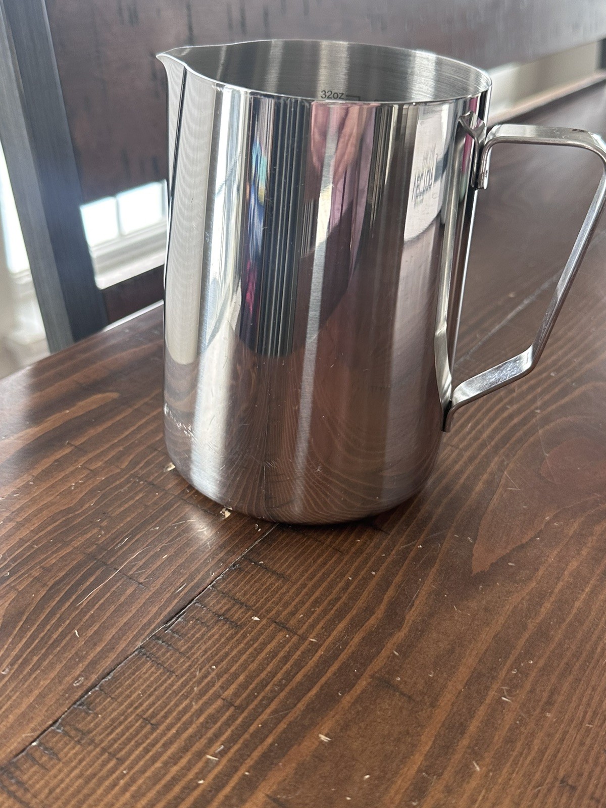 Milk Frothing Pitcher 32oz/900ml - Stainless Steel Frothing Pitcher Espresso ...