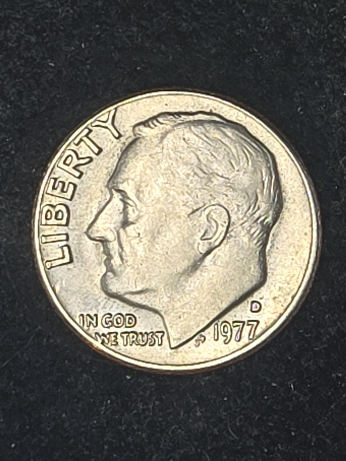 1977 D Roosevelt Dime Circulated #2