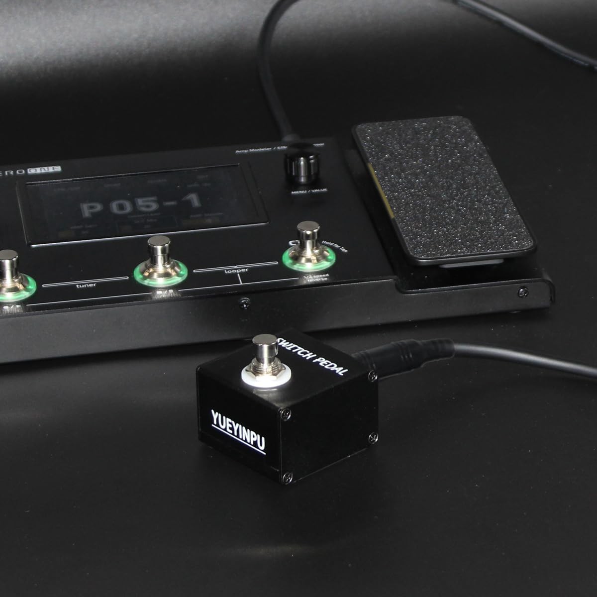 Tap Switch Pedal For Guitar Effect Pedal With TS Cable (Latch Tap Switch)