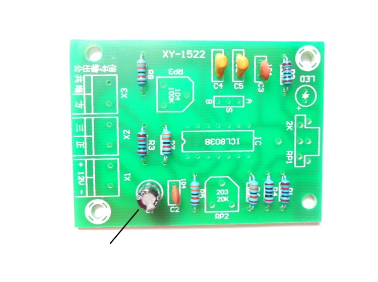 ICL8038 Monolithic Function Signal Generator Module Sine Square Triangle DIY Kit