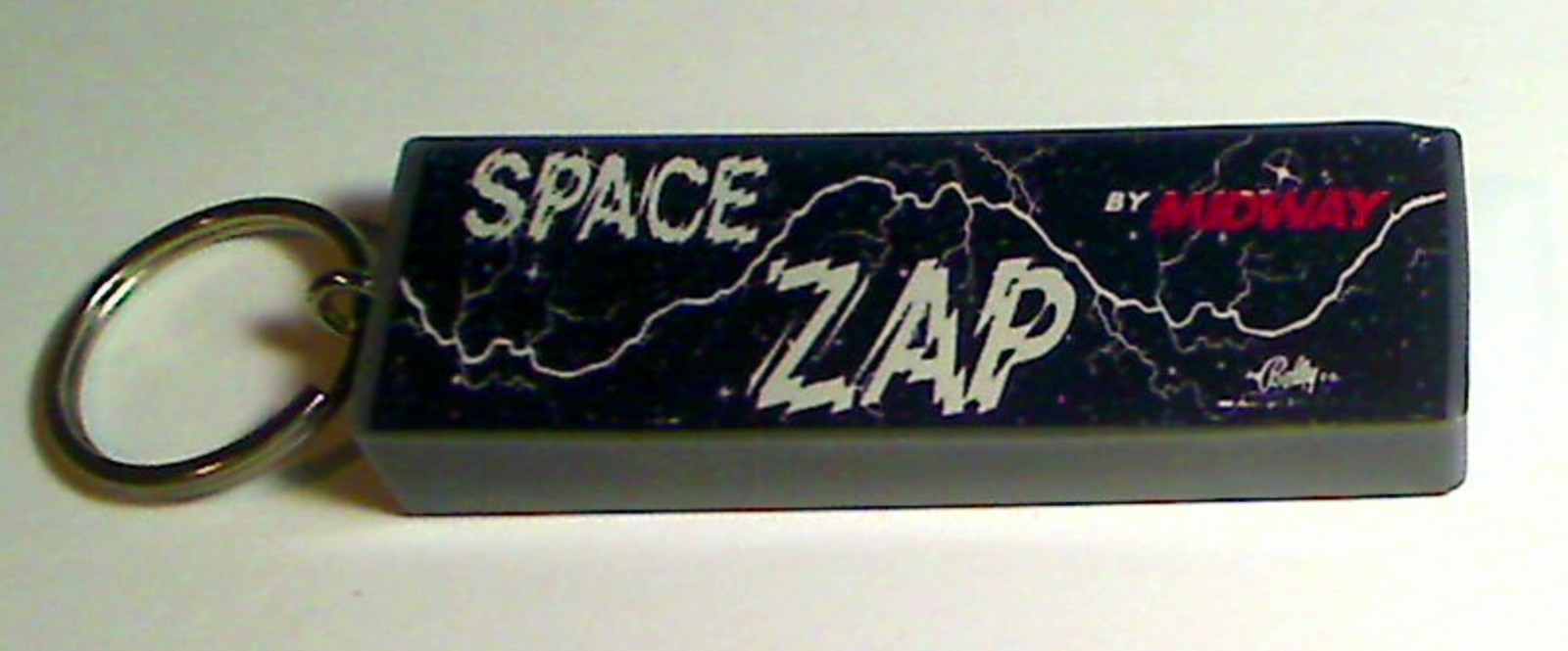 Space Zap  Arcade Marquee Coin Door accessory Keychain