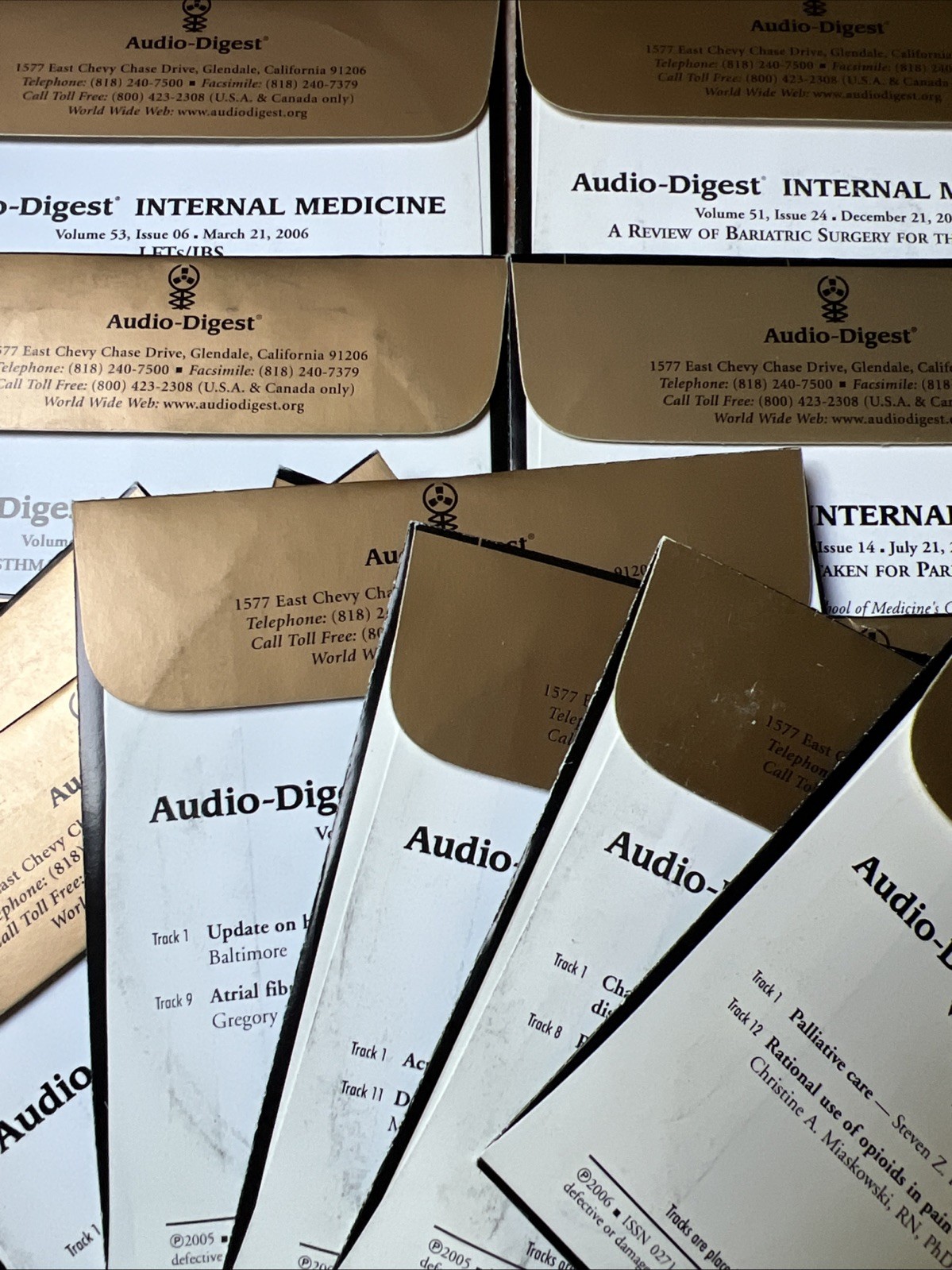 Audio-Digest Internal Medicine SetCDs CME