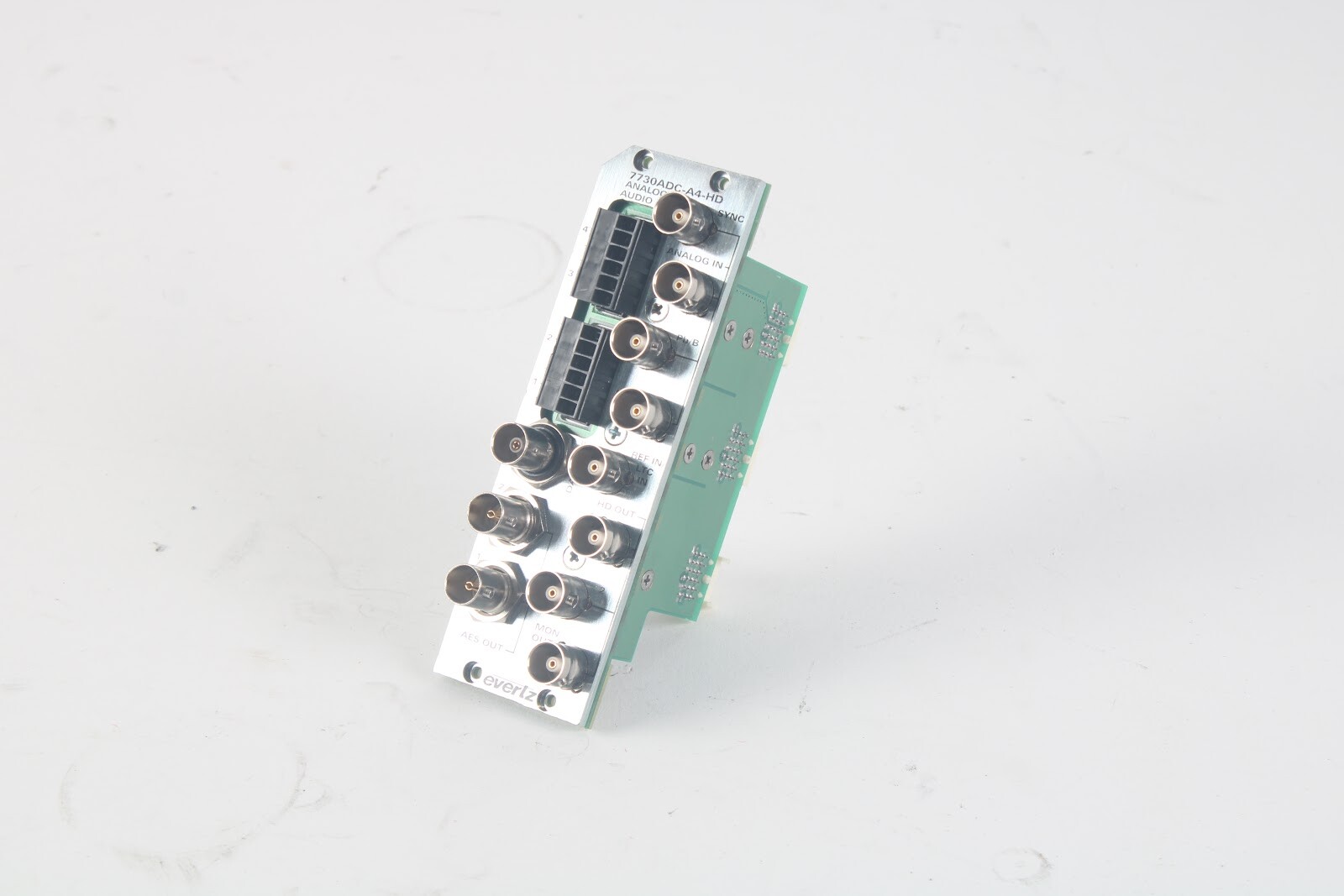 Evertz 7730ADC-A4-HD HD Component Analog Audio In To Serial Digital Converters