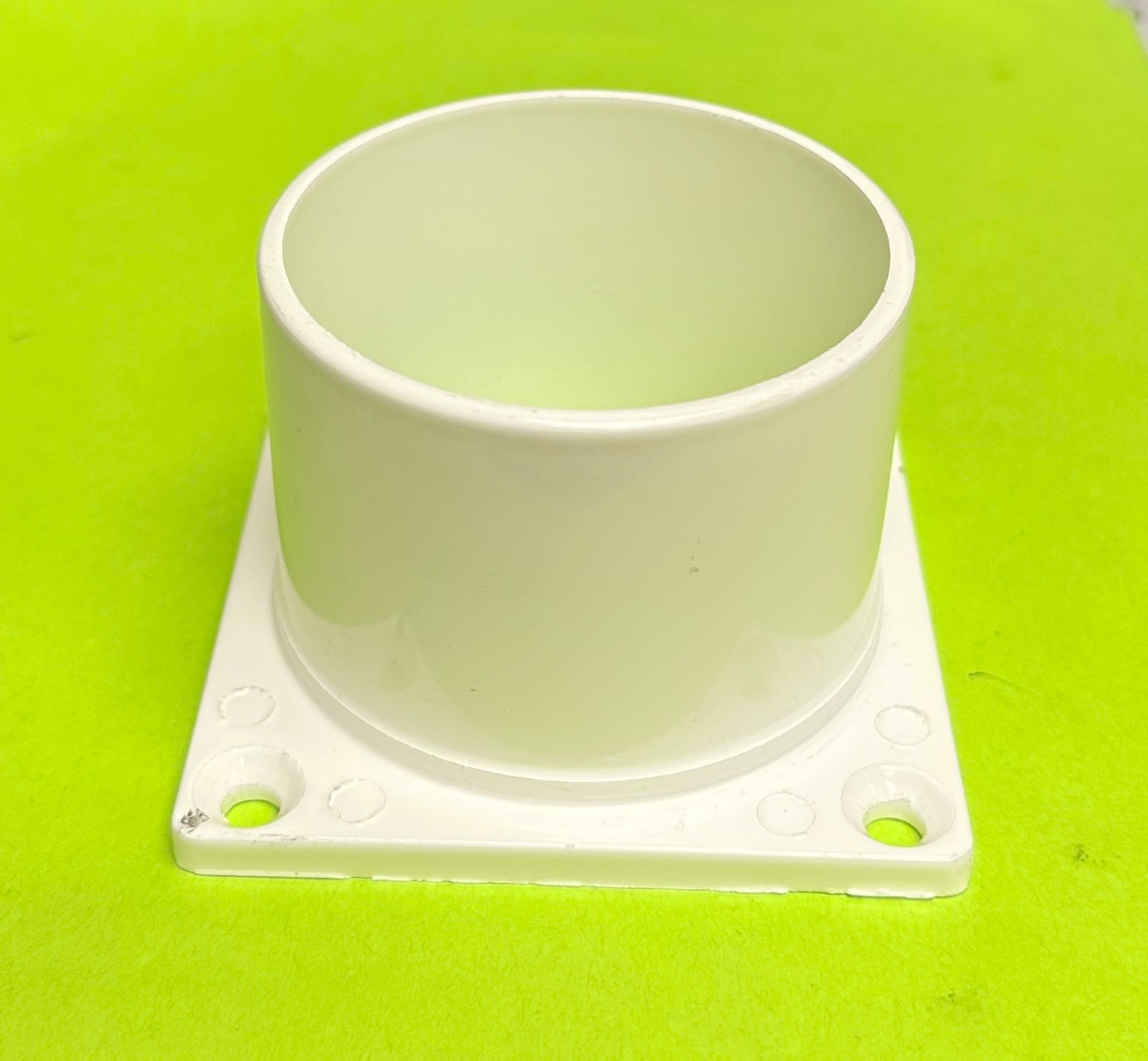 Post Light Pier Mount Column Mount 3-1/2" Square WHITE