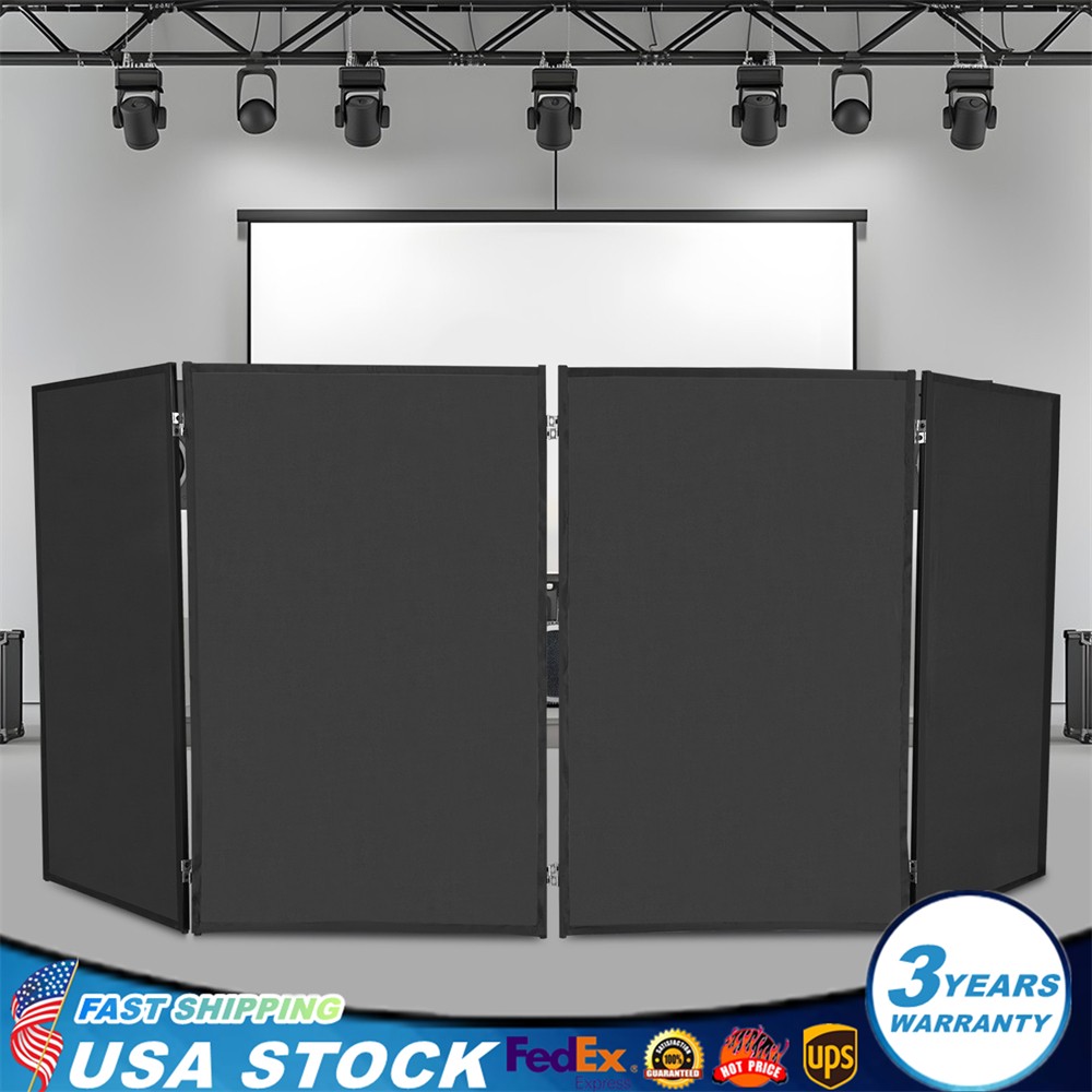 DJ Foldable Booth Panels Portable Facade Event Booth Panels Detachable Cover NEW