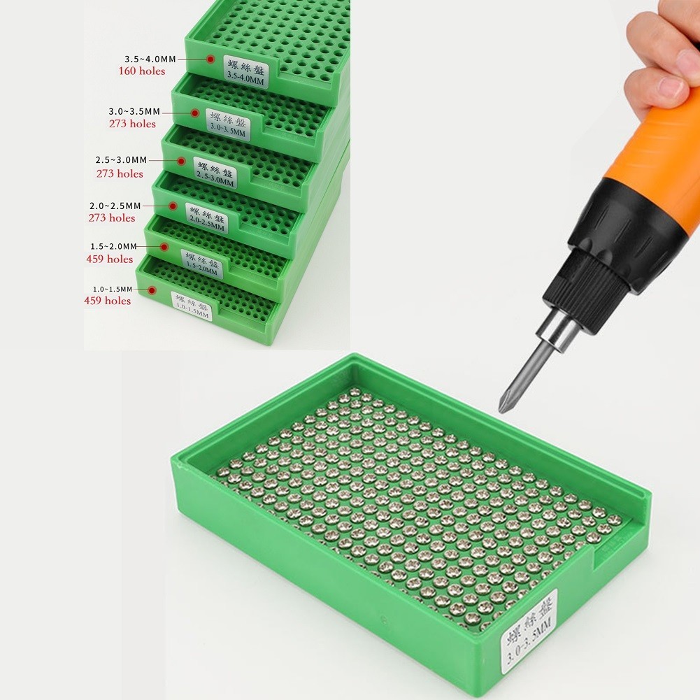 Organize Your Screws with Anti Static Tray 160273459 Holes PP Material