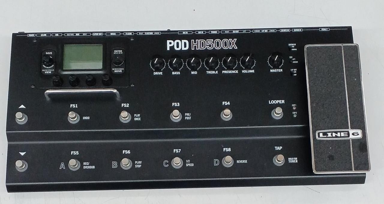 Line 6 POD HD500X Multi-Effects Guitar Processor Used