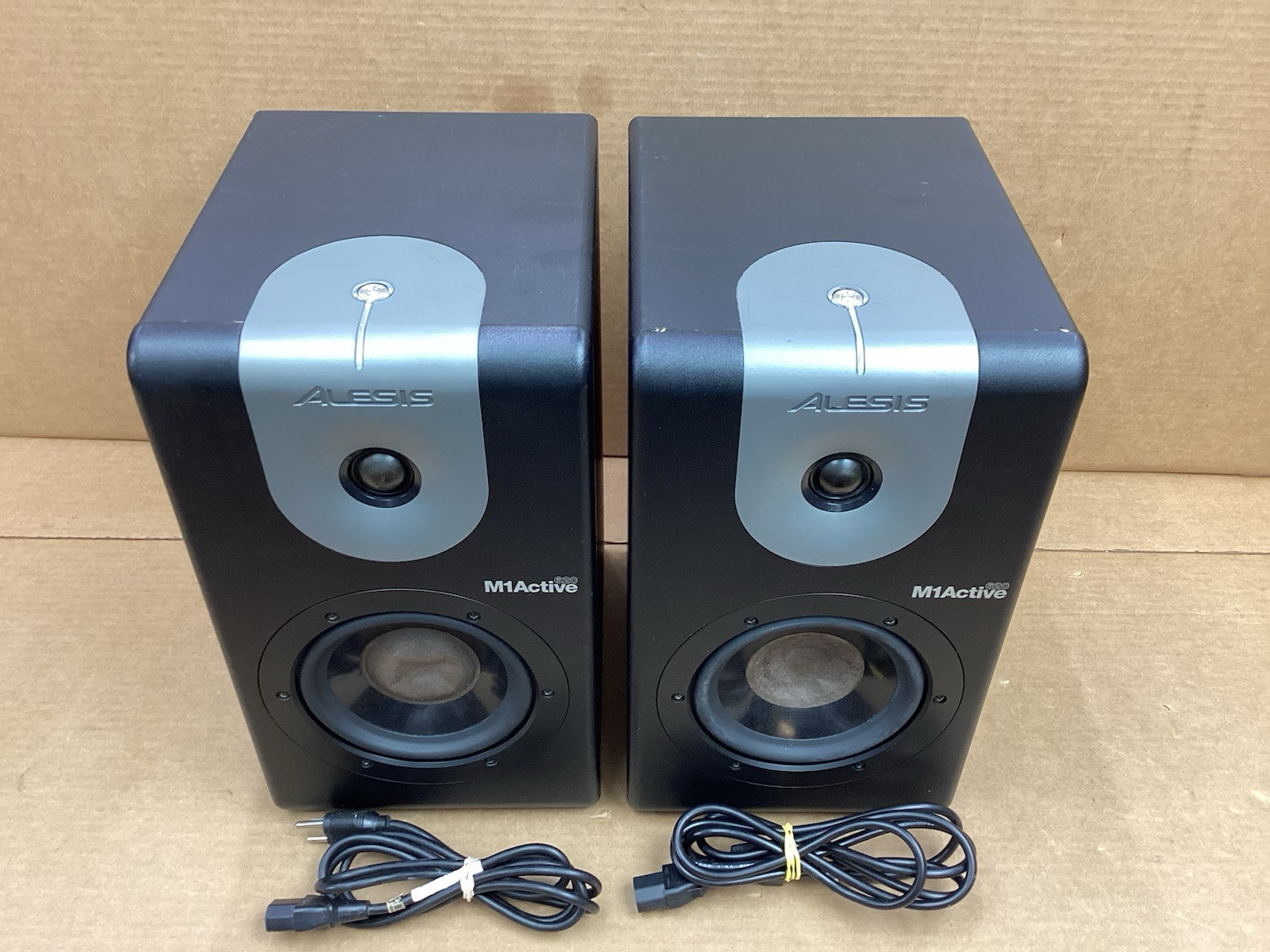 (Pair) Alesis M1 Active 620 Powered Studio Monitor Speaker Tested