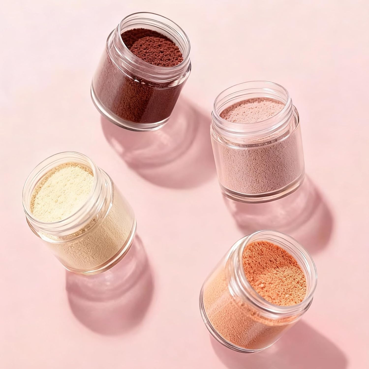 36 Pack 4 OZ Plastic Jars round Clear Cosmetic Container Jars with Clear Lids, P