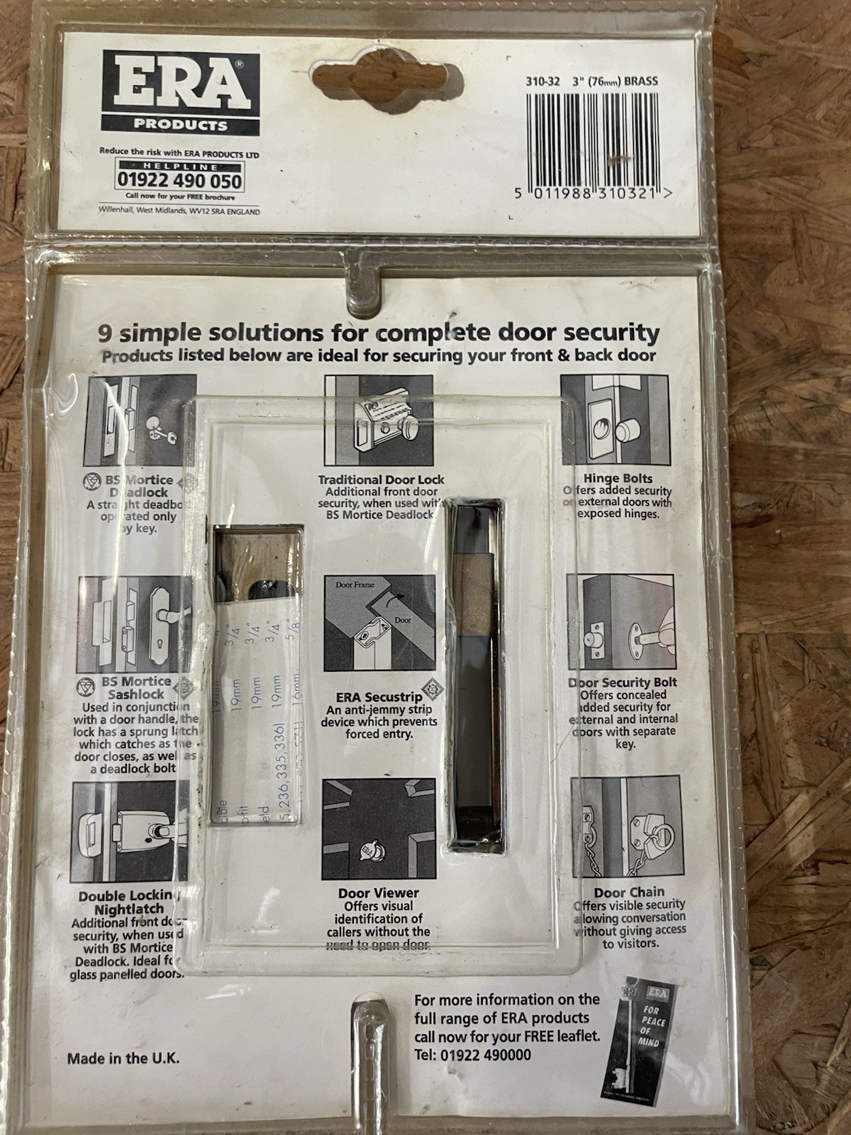New Mortise Door Lock Set Chrome Finish