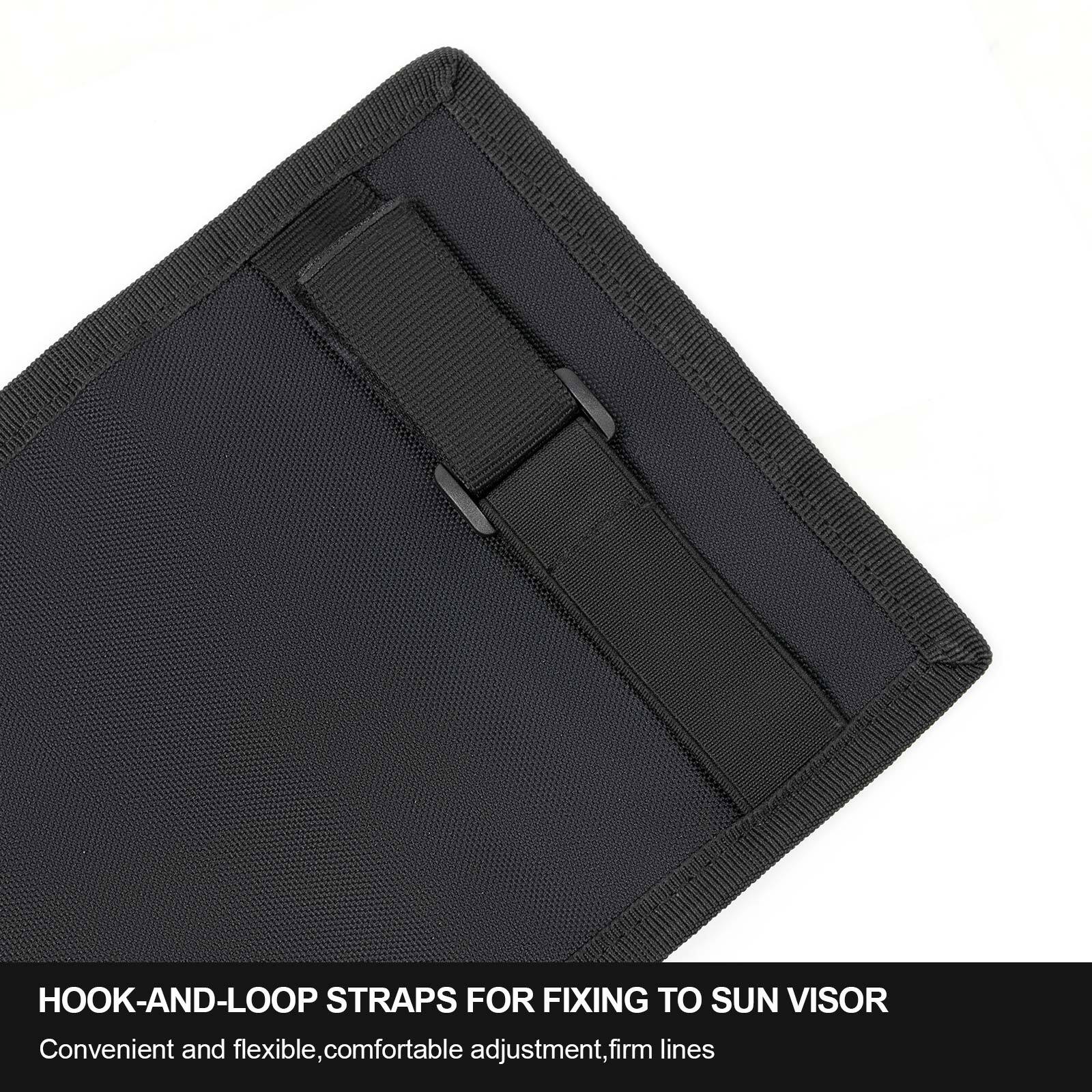 Tactical MOLLE Vehicle Visor Panel Car Truck Sun Visor CD Card Organizer Nylon