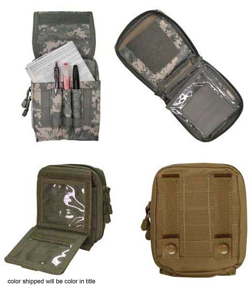 Condor Map Pouch Black MA35-002 MOLLE PALS