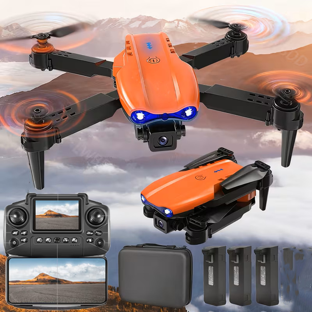 PRO 4K Camera Drone with Screen-Equipped Remote Controller and Dual Cameras