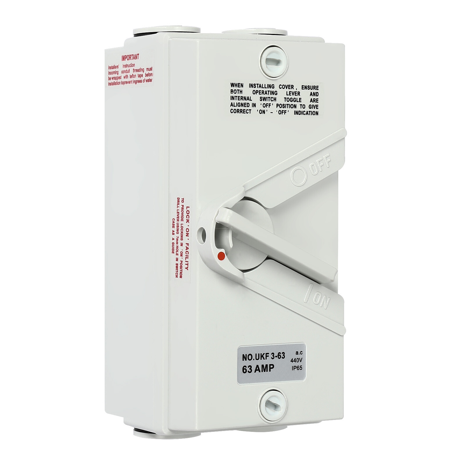 Isolation Switch, Safety Isolation Switch, 3 Pole Safety Isolation Switch