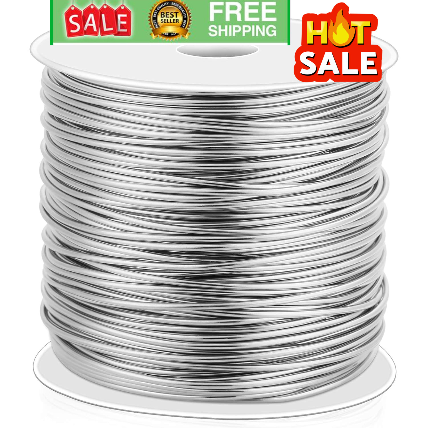 18 Gauge Stainless Steel Wire for Jewelry Making, 1Mm Baling Wire for Wrapping,