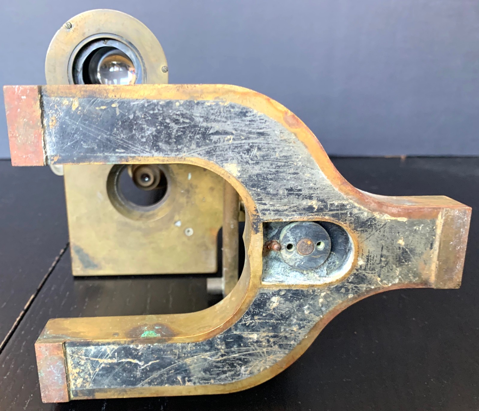 Antique Spencer Buffalo Brass Microscope As Is