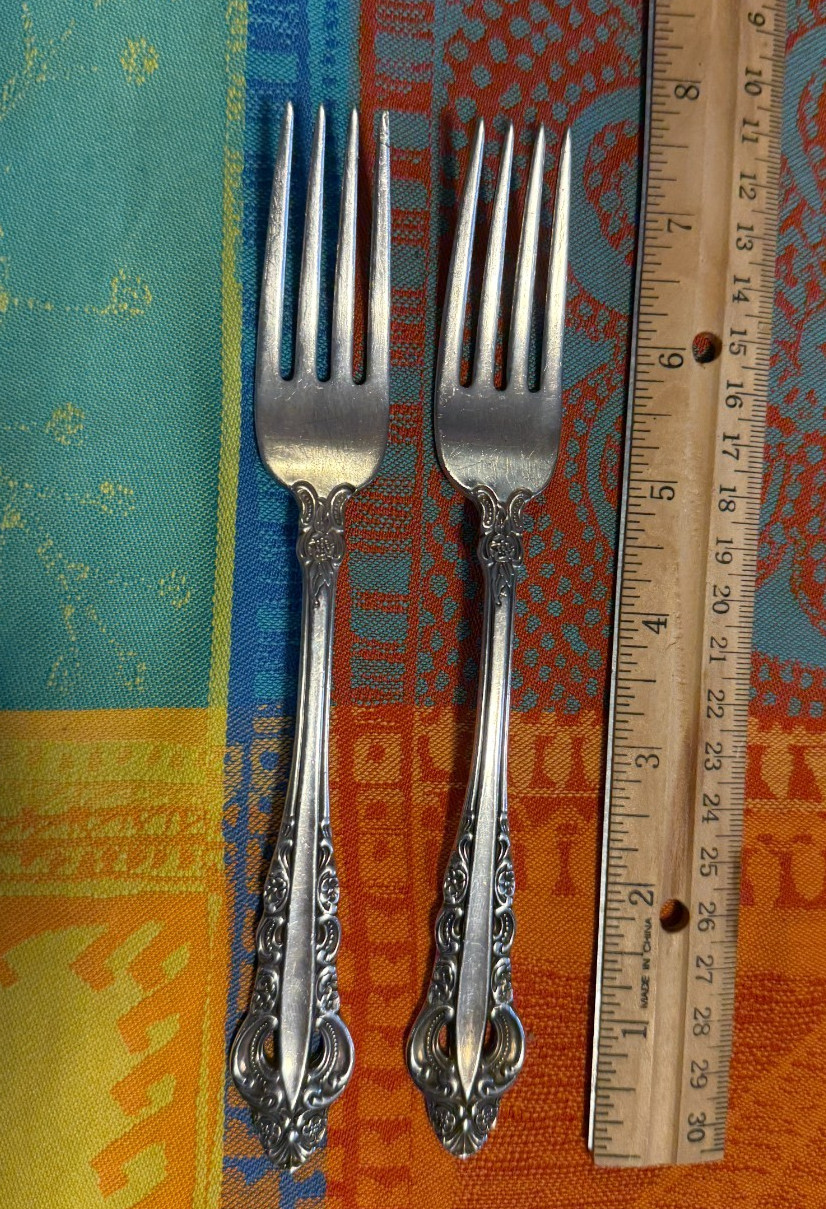 Reed & Barton Royal Majesty Mirrorstele - 7.5" Dinner Forks (2 count)