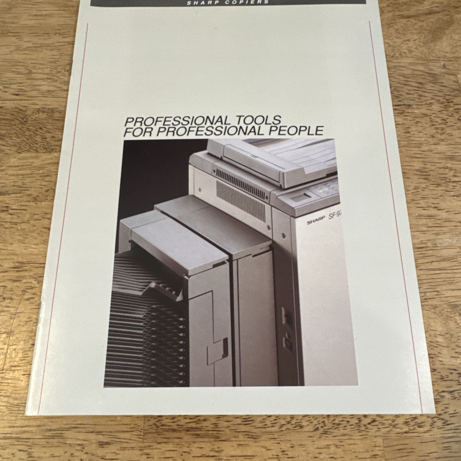 1988 Sharp Copiers Catalog And Specifications Vintage