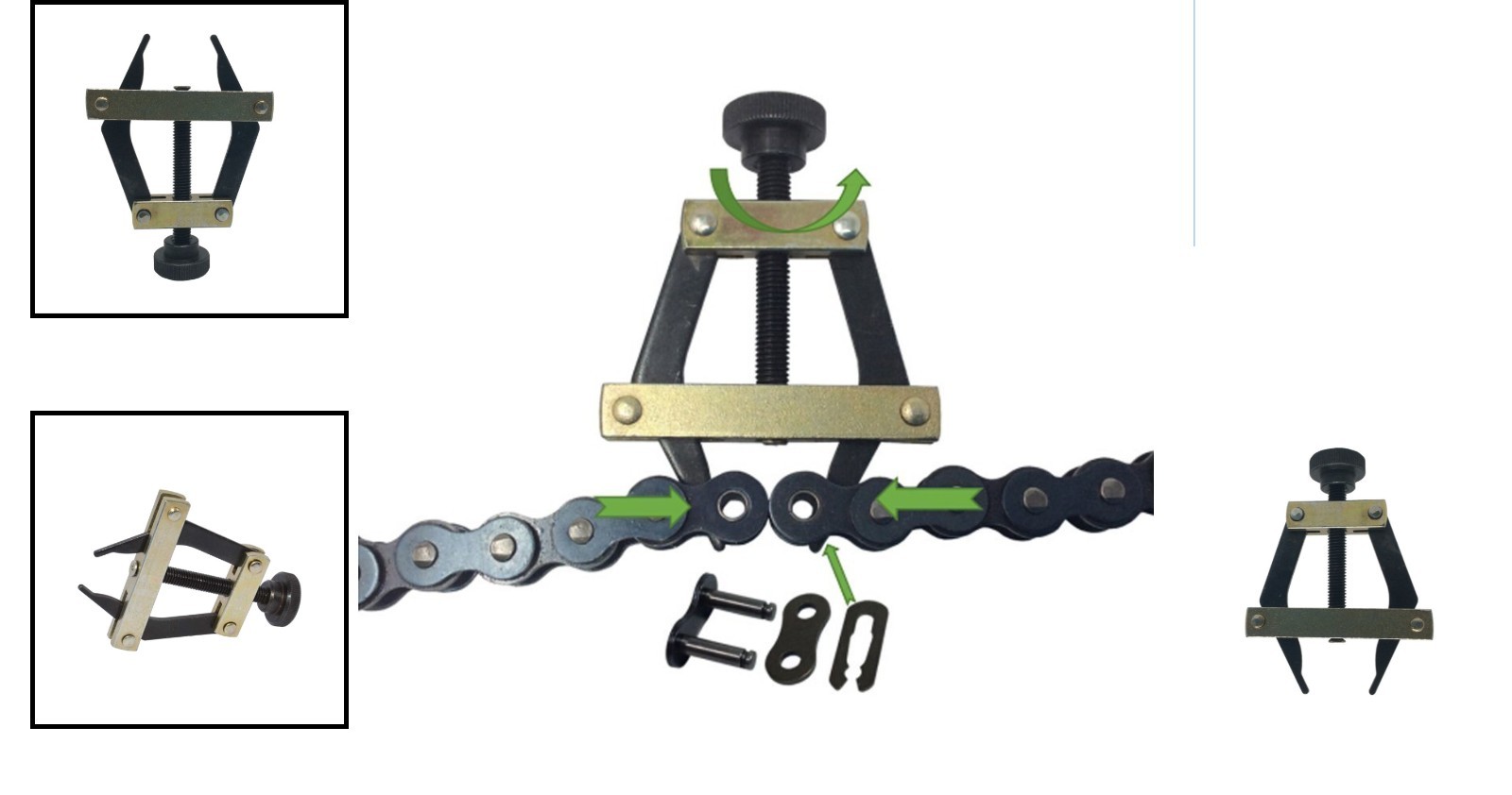 Multi-Chain Size Puller Holder for Efficient ATV, Bicycle, Motorcycle Repairs