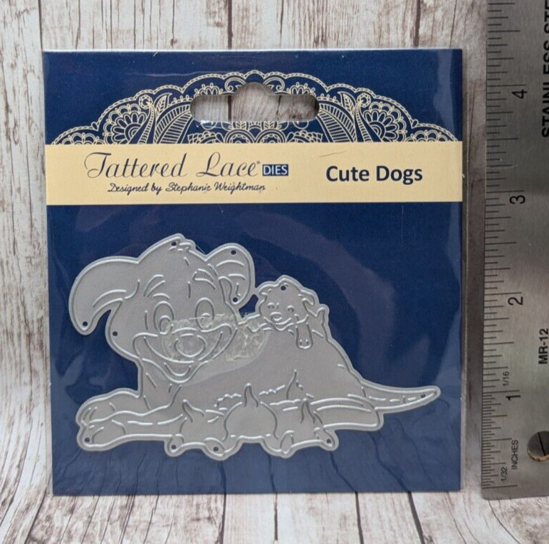 Tattered Lace Metal Cutting Dies Dogs Cats Football Helmets Reindeer Terrier
