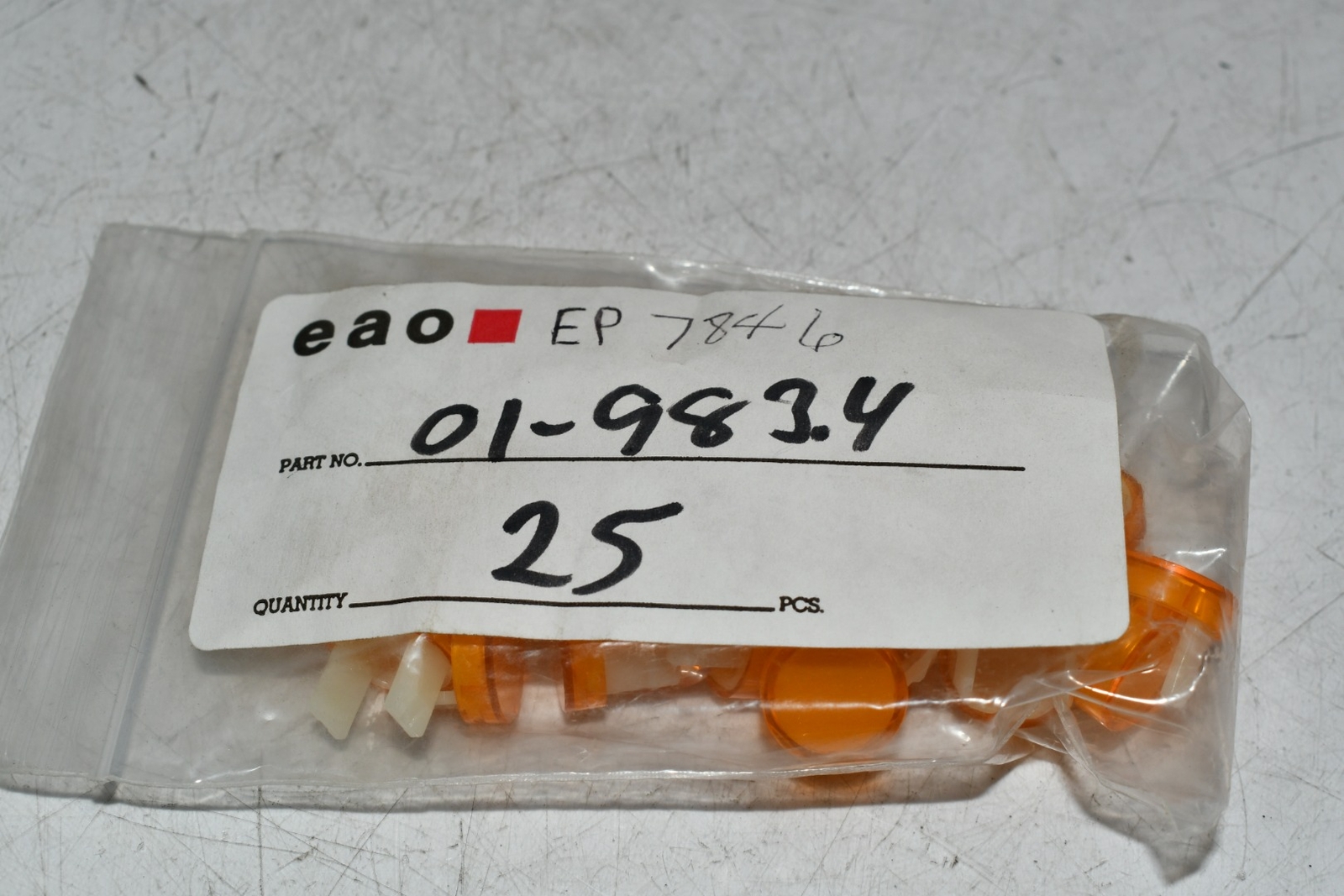 Pack of 20 NEW EAO 01-983.4 Accessory, Lens, Flat, Plastic, Round, 15.8mm, Illum