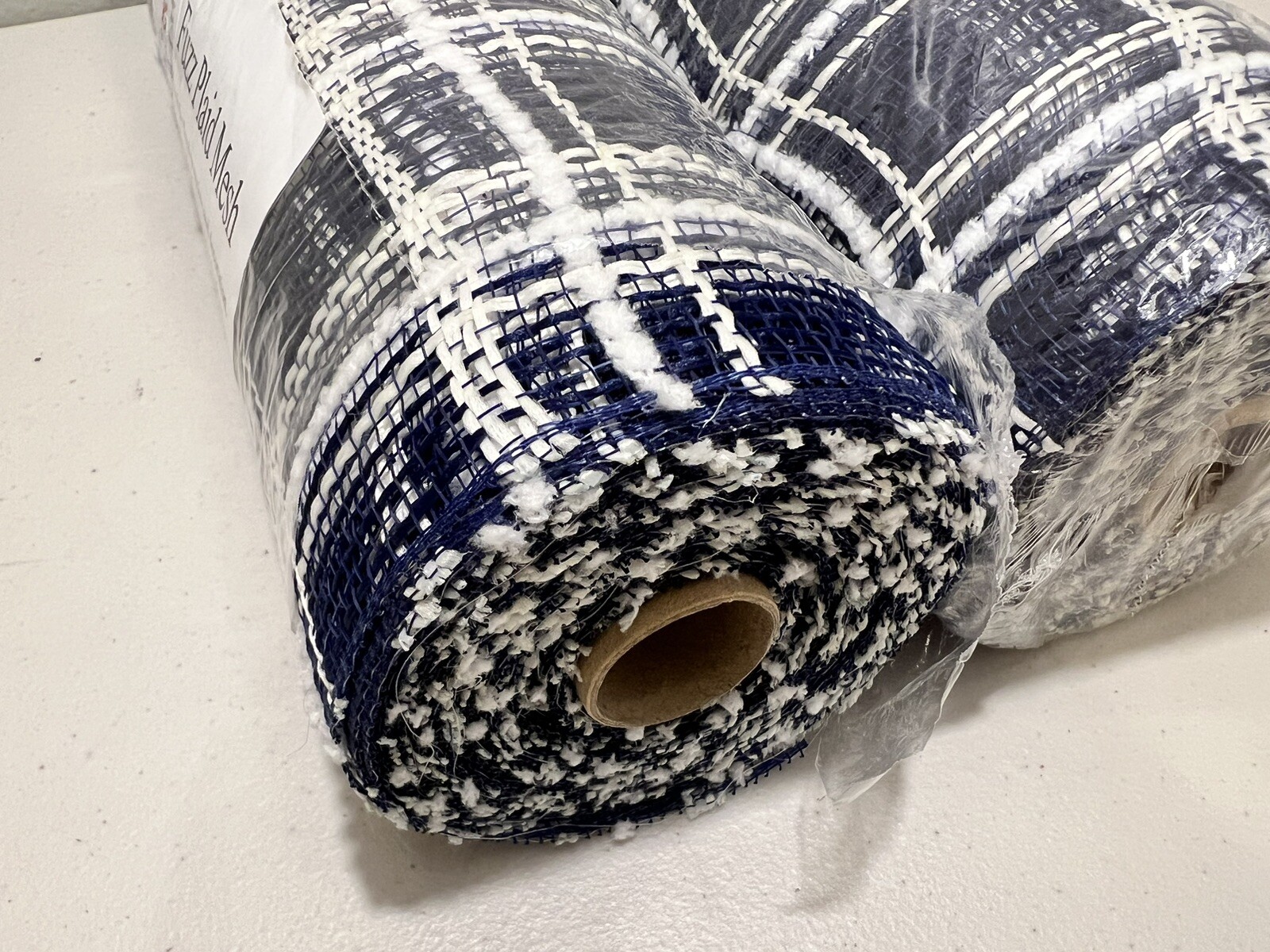 Fuzz Plaid Mesh Old Time Pottery