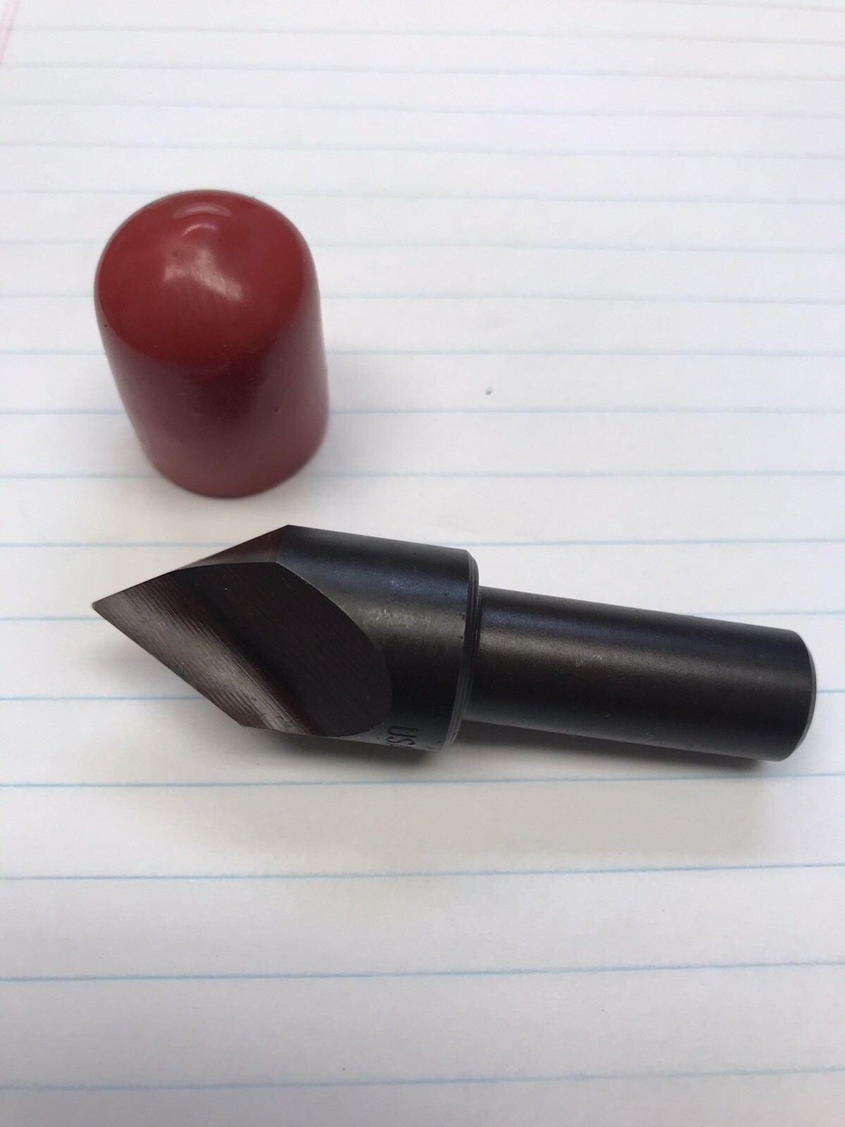 1 pc.  3/4” 60 DEGREE HS 1 FLUTE COUNTERSINK 1/2” SHANK. USA (loc stk)