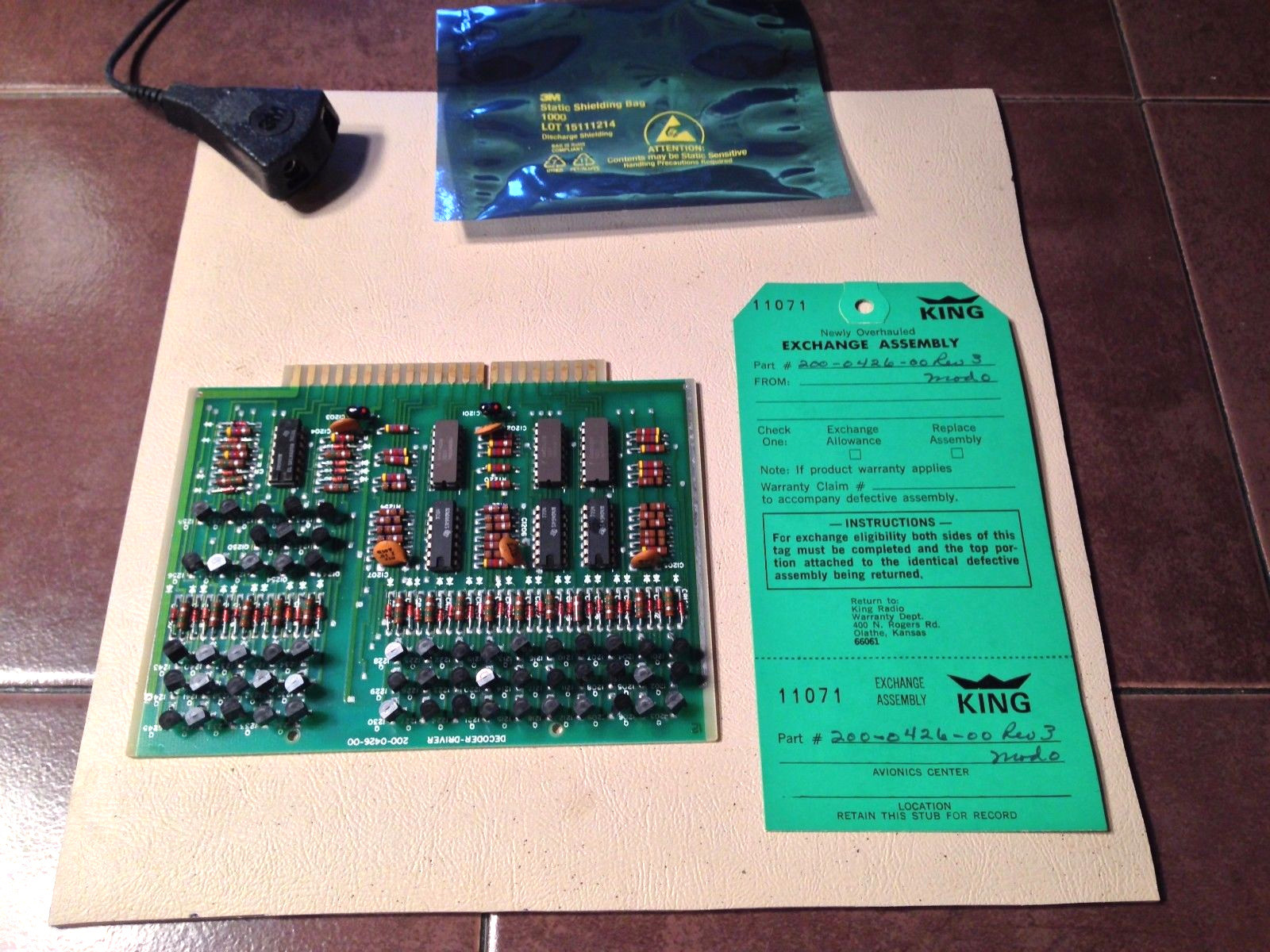 King KDM-705A Decoder  Board 200-0426-00,  NOS