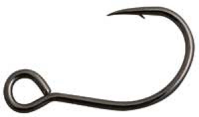 6 Pack Owner Single Replacement Hooks X-Strong Size 2 4101-091 Black Chrome