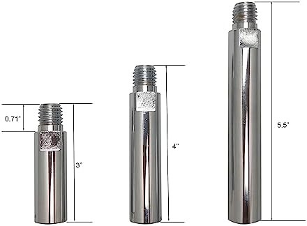5/8"-11 Angle Grinder Extension Shaft Connecting Rod with Grinder Adjustable Spa