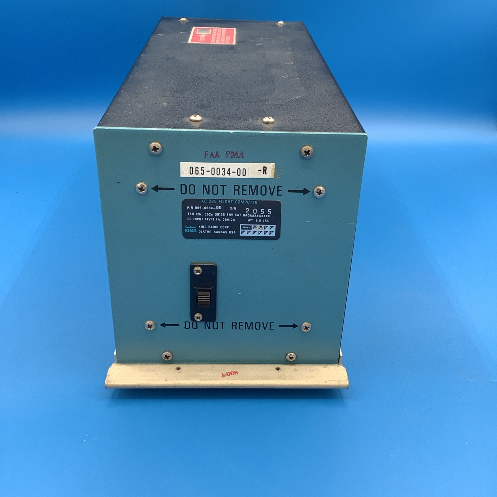 Bendix King KC 295 P/N 065-0034-00 Autopilot Computer W/Connectors