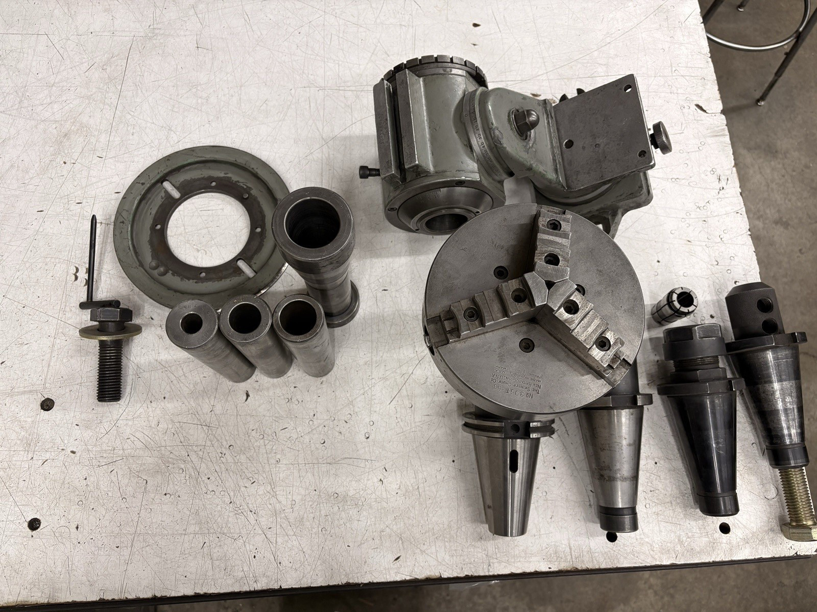 50 Taper Sensitive Work Head With 7" Chuck, Tooling Accesories Toolroom Grinding