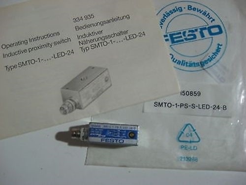 Festo 150859 Smto-1-Ps-S-Led-24-Binductive Proxim  Newin Bag (Lot Of 2)