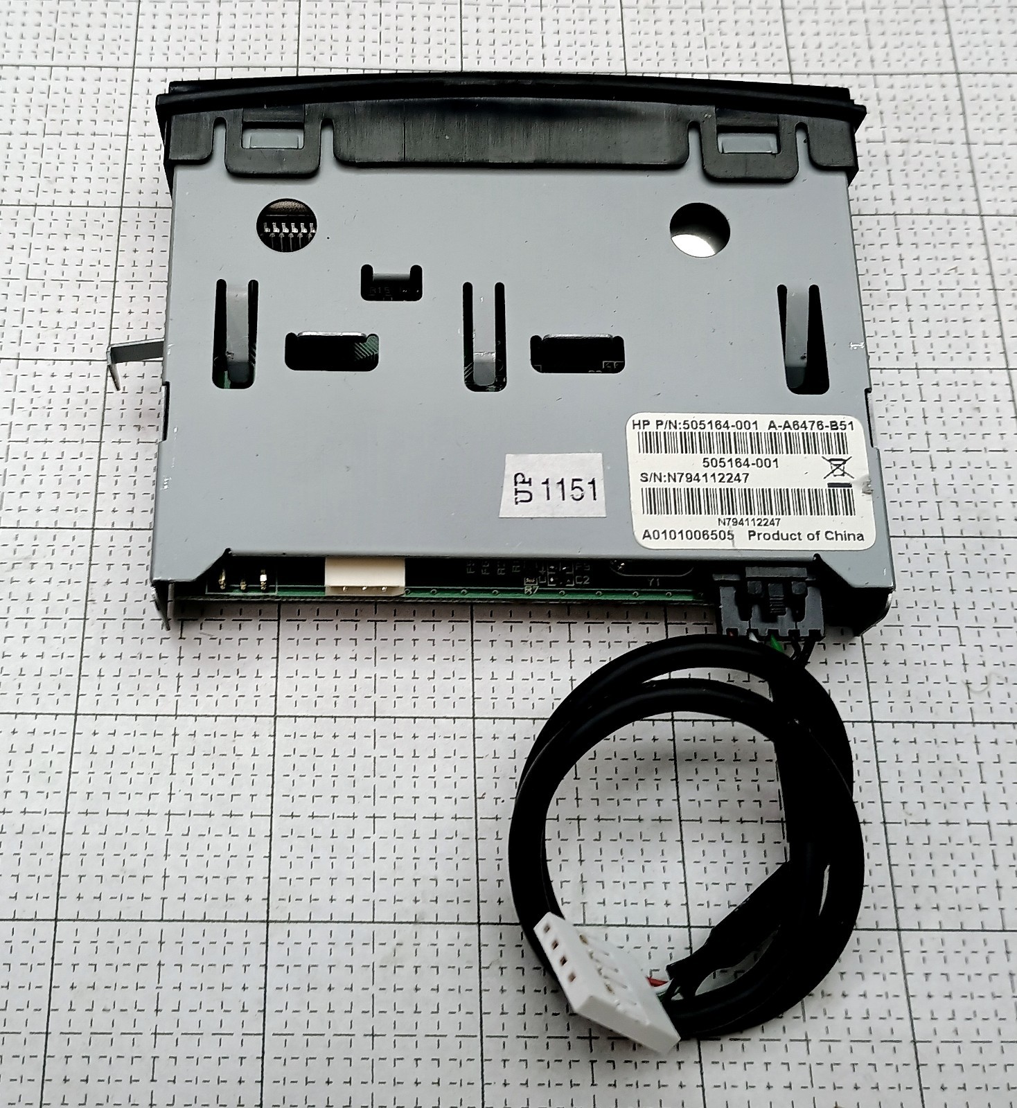 Multi I/O Memory Card Reader - HP proprietary - with cable