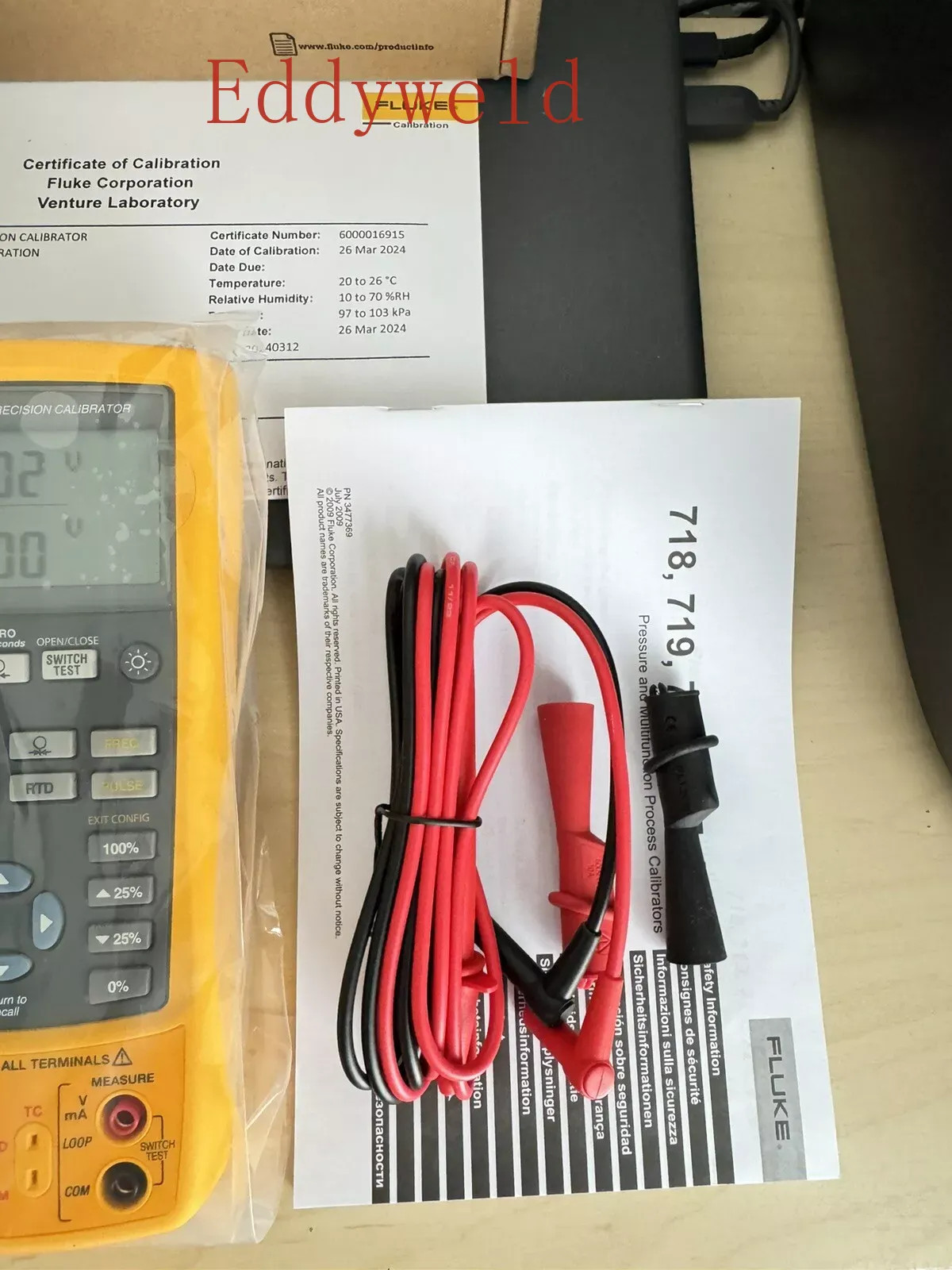 Fluke 726 Precision Multifunction Process Calibrator #Z