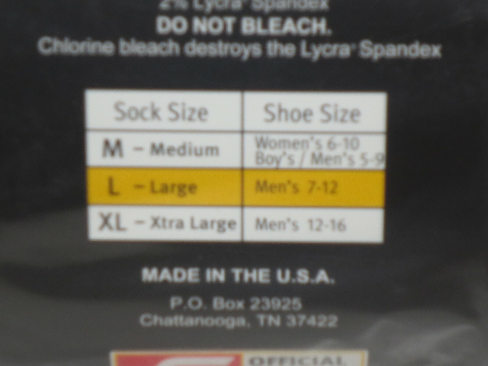 6 PAIRS Snap-On CREW Socks Men's WHITE LARGE ~ FREE SHIPPING ~ MADE IN USA *NEW*