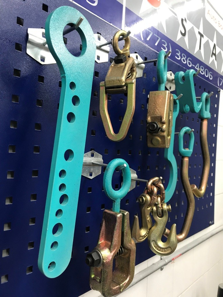 SET#18 AUTO BODY FRAME MACHINE 9 PIECE TOOL AND CLAMP SET SPECIAL PRICING!