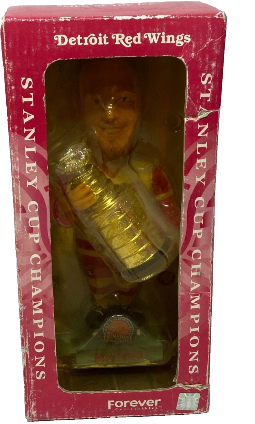 Detroit Red Wings KIRK MALTBY Forever Collectable Bobblehead 2002 Stanley Cup