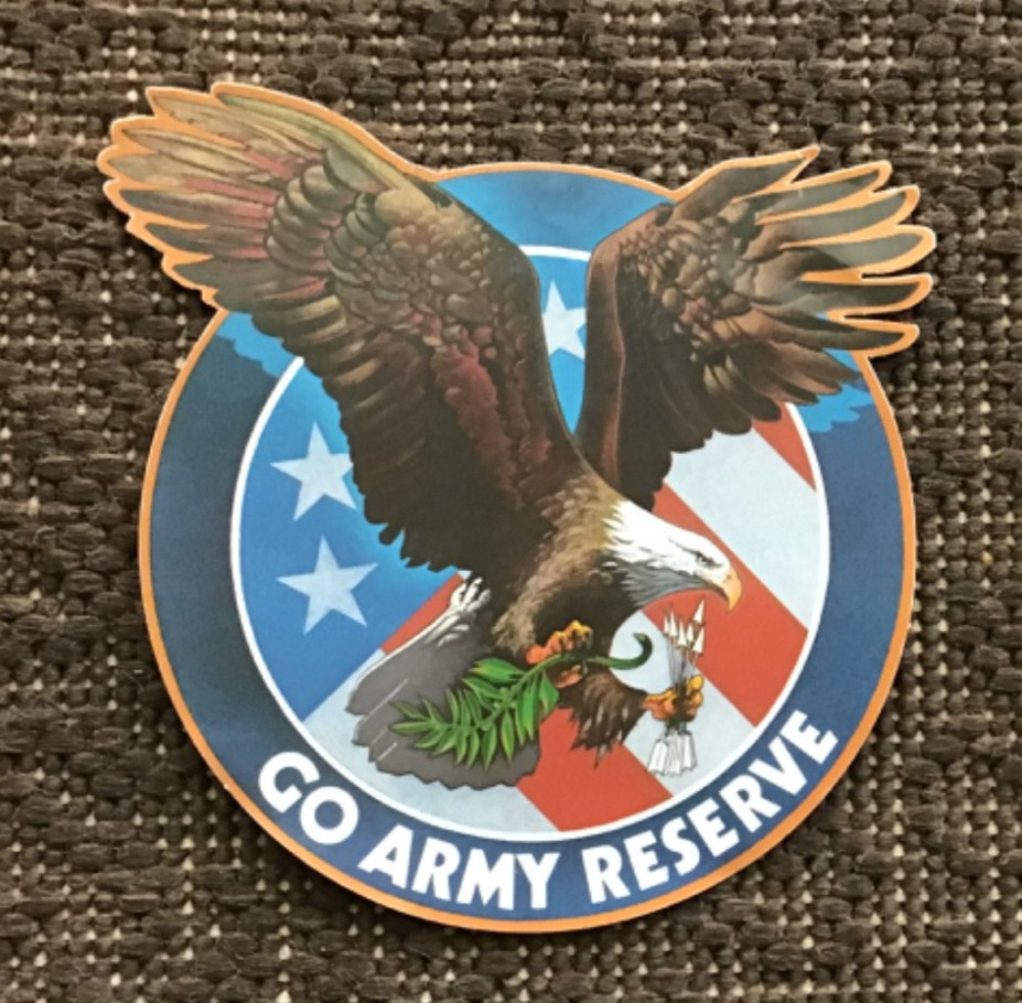 GO ARMY RESERVE - Decal Sticker - NEW!