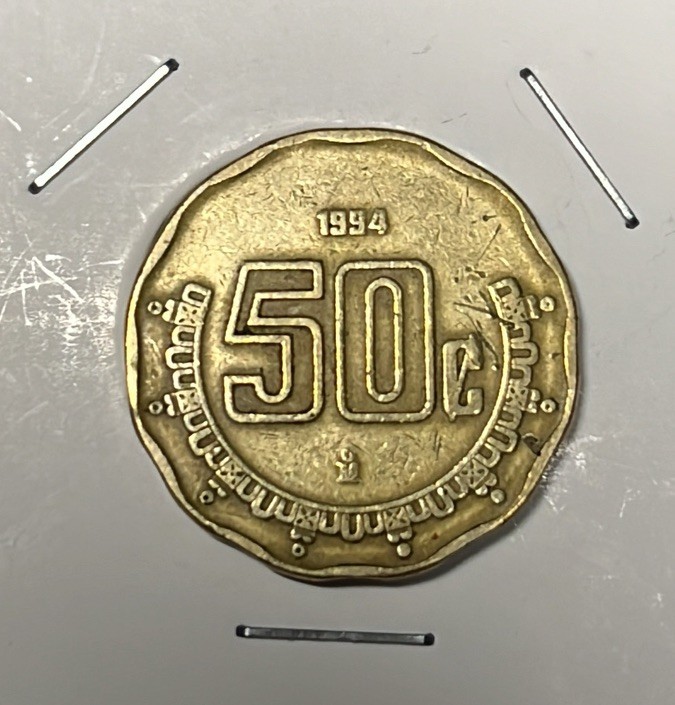 Mexico 50 Centavos Coin
