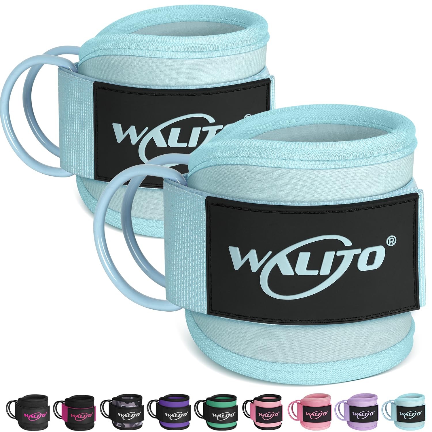 Ankle Straps for Cable Machines  Adjustable Cuffs for Glute Kickbacks & Leg