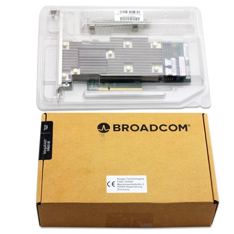Broadcom 05-50011-02 MegaRAID 9460-8i 12G SAS/SATA/NVMe Tri-Mode RAID Controller