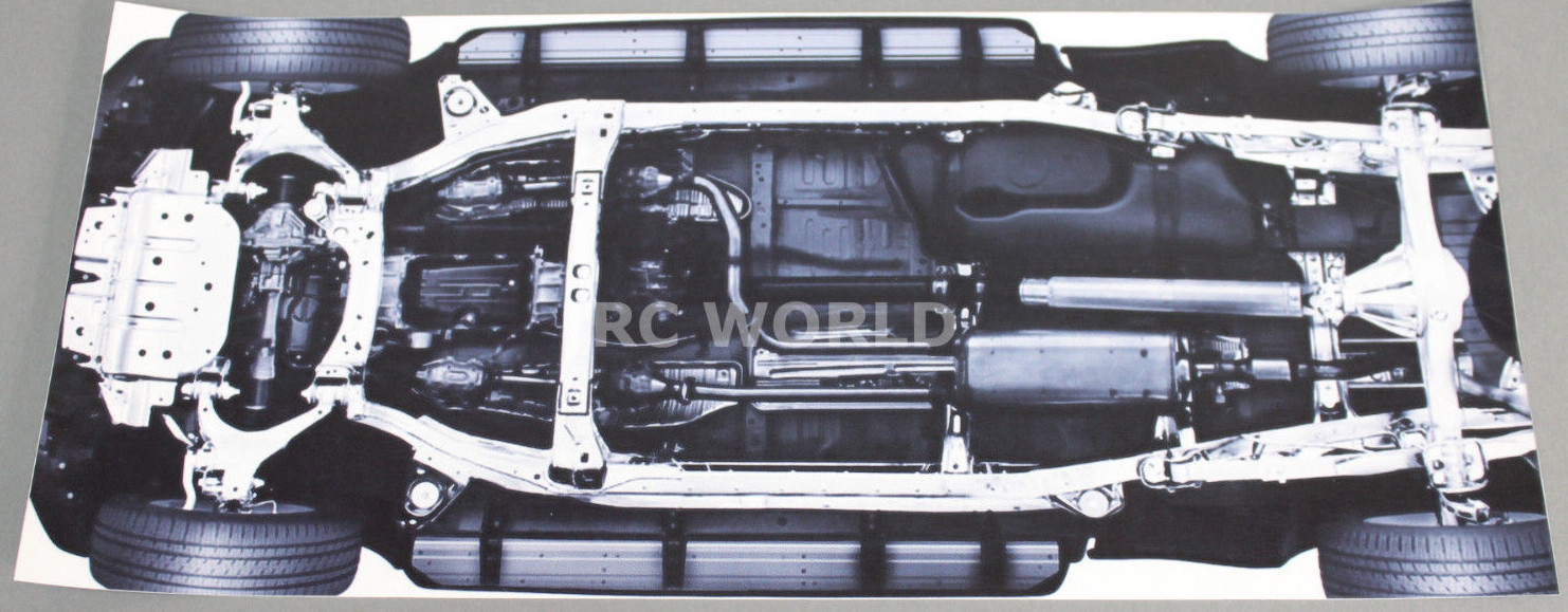 RC Car 1/10 RACING Drift DECALS Stickers  UNDERCARRIAGE CHASSIS  Decal Sticker