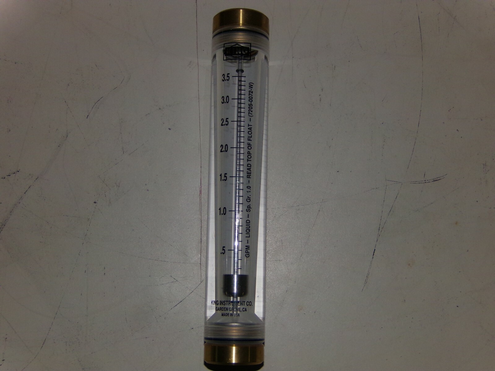 King Instruments 3.5 GPM Liquid SP.GR.